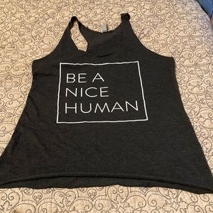 Be a Kind Human workout tank